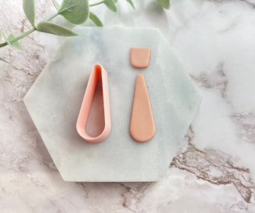 Teardrop Shaped Polymer Clay Cutter | Fondant Cutter | Cookie Cutter
